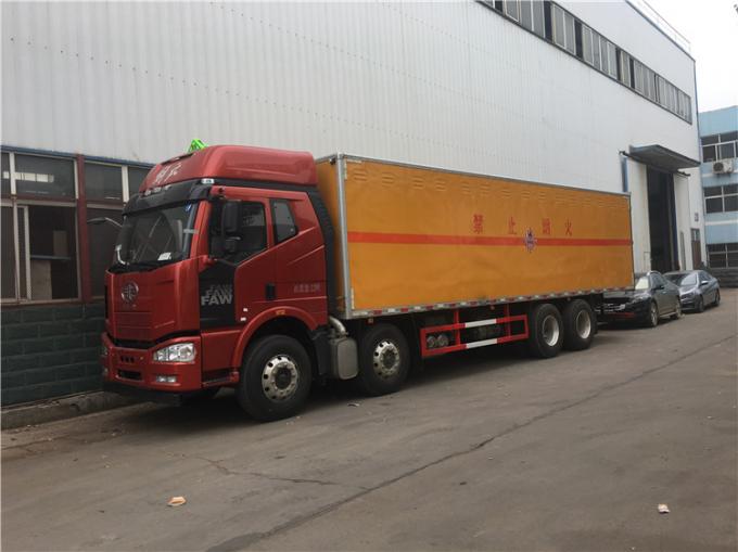 FAW 8x4 tải nặng 31 tấn hàng linh tinh nguy hiểm xe tải giao hàng