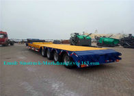 Tri trục 50 tấn SINOTRUCK Heavy Duty Trailers giường thấp cho máy vận tải