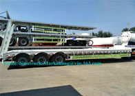Tri trục 50 tấn SINOTRUCK Heavy Duty Trailers giường thấp cho máy vận tải