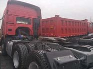 420 HP Sinotruk Howo 6x4 Máy kéo đầu xe tải với HW79 giường đôi Cab