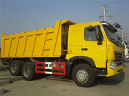 Xe tải lớn màu vàng, 6x4 xe tải cứng cứng được sử dụng trong khai thác mỏ ZZ3257N3847A