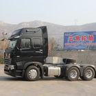 HW76 Cab Howo Sinotruk 6x4 máy kéo xe tải, 371HP Diesel máy kéo xe tải bền