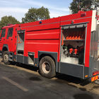 4x2 6-10 Cbm Xe tải Mục đích đặc biệt Xe tải cháy sân bay di chuyển nhanh với bơm chữa cháy PSP1600