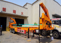 37000kg Nâng công suất Cảng Thiết bị xử lý Side Lift Container Truck