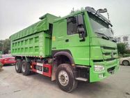 Màu xanh lá cây 10 bánh xe RHD 20 tấn Dump Truck SINOTRUK thương hiệu với Đức ZF8118 chỉ đạo