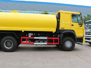 Vàng 6x4 18m3 Xe tải chở nước Xe tưới nước với HW76 kéo dài Cab