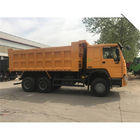 336 / 371hp Xe tải đổ rác Howo 6x4, Xe tải cát 41-50 tấn Tipper 3800 + 1400mm Bánh xe cơ sở: