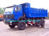 6x6 Off Road Heavy Duty Dump Truck 40000kg Để 60000KG Tải Trọng lượng 85km / H