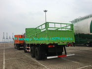 Màu xanh lá cây 6x4 30 Tấn 380hp Xe tải hạng nặng Xe tải bên tường với động cơ Weichai
