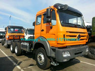 Orange BEIBEN Beiben máy kéo xe tải, Trailer đầu xe tải tay lái bên trái cho hậu cần