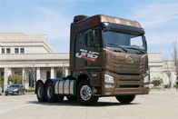FAW JH6 Hướng dẫn sử dụng xe tải nặng 6x4 Máy kéo xe tải tay trái / phải Diesel WEICHAI Tùy chọn