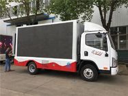 FAW 4x2 Màn hình LED Diesel Xe tải quảng cáo di động 3707ml Dịch chuyển