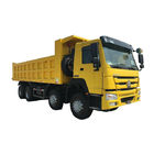 8x4 12 Wheeler Lái xe tải nặng khai thác xe tải tự đổ để vận chuyển cát / quặng đá ZZ3317N3067W