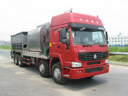 Sinotruk 14m3 Công suất phễu bảo trì đường xe tải / thiết bị bề mặt đường
