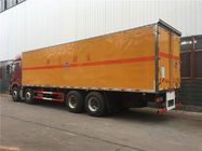 FAW 8x4 Nhiệm vụ nặng 31 tấn Van Xe tải giao hàng cho hàng hóa nguy hiểm khác