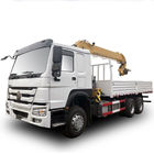 Howo Sino 6x4 Xe tải cẩu hàng hóa / 10 tấn
