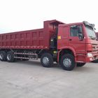 Euro 2 Howo 8x4 12 bánh xe tải cát Tipper / Xe tải tự đổ 40 tấn