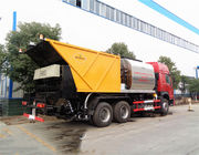 HOWO 10 Bánh xe Máy xây dựng đường bộ Xe tải sỏi đồng bộ 8m3 10m3 Bitum nhựa đường