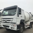 Xe tải Diesel tự tải 10 mét khối Xe tải trộn bê tông 6 × 4 với vật liệu Q345B