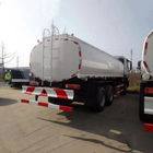Trắng 10 bánh 6000 Gallon 6x4 Oil Tanker Truck Euro 2 Hộp số tay