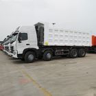 Xe tải tự đổ hạng nặng 8x4 Howo A7 371HP với cabin HW76 và hệ thống lái ZF