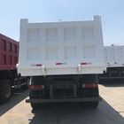 30 tấn trắng 371hp Xe tải tự đổ 6 × 4 Euro 2 WD615,69 Loại nhiên liệu diesel