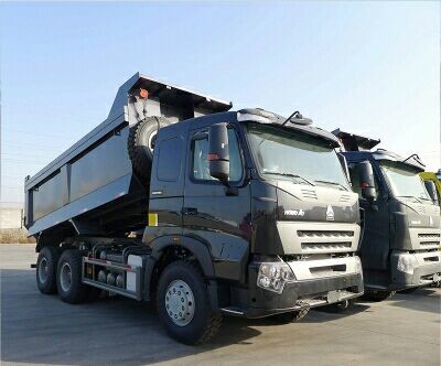 ZF8118 Hộp số chỉ đạo 25 Tấn Dump Truck, U Shape Heavy Duty Tipper Xe tải