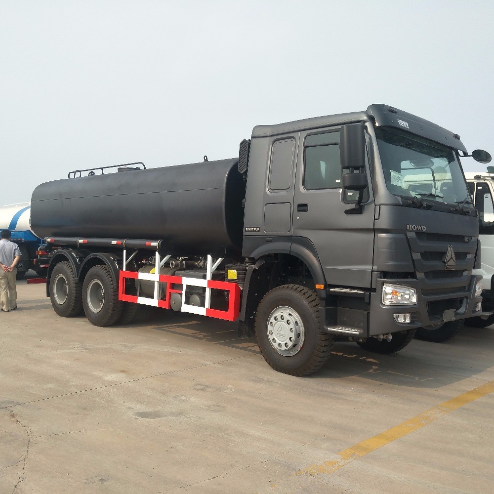 HW13710 Transmission Fuel Tanker Xe Tải 6x4 371HP 16 M3 Công Suất ZZ1257M5247A