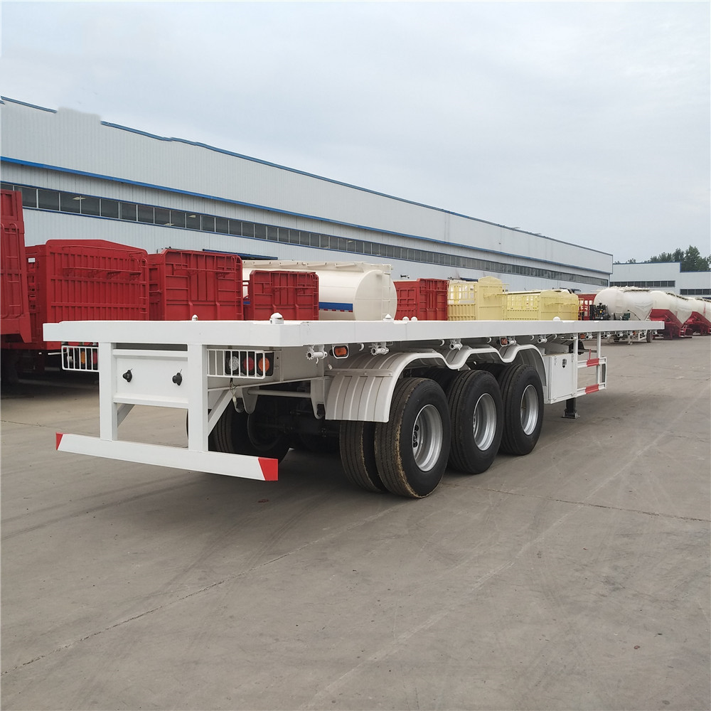 2 Trục 40 Ft 20 Footer Container Semi Trailer Tải trọng tối đa 65T CCC