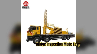 Xe kiểm tra cầu HOWO dưới cầu