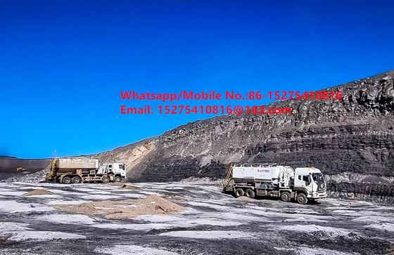 Chi phí cao hiệu quả Trung Quốc An toàn độ tin cậy xe tải bán tải 15/20/25Tn Ammonium dầu nặng chất nổ Emulsion ANFO xe tải MMU MEMU Đối với Mông Cổ DR CONGO PERU Ghana khai thác mỏ Blasting BCLH/BCRH/BCZH