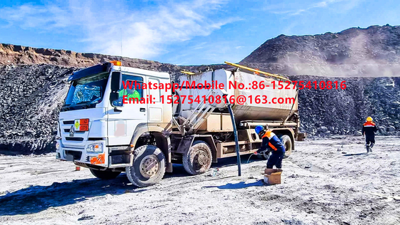 Chi phí cao hiệu quả Trung Quốc An toàn độ tin cậy xe tải bán tải 15/20/25Tn Ammonium dầu nặng chất nổ Emulsion ANFO xe tải MMU MEMU Đối với Mông Cổ DR CONGO PERU Ghana khai thác mỏ Blasting BCLH/BCRH/BCZH