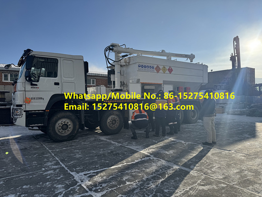 Giá trị tốt theo yêu cầu HOWO 15/20/25T BCLH-15 chất nổ ammonium hạt hỗn hợp tại chỗ ANFO Xe tải nhũ khí chất nổ di động Đơn vị sản xuất Mongolia уул уурхайн тэсэлгээний MEMU MMU BCLH/BCZH/BCRH