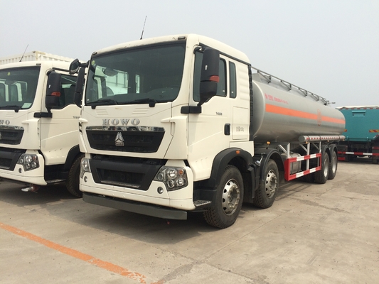 Xe bán xăng không chì LHD tinh chế 12 lốp 26KL 28KL 30KL Hướng dẫn 8x4 Xe bán xăng dầu diesel mới