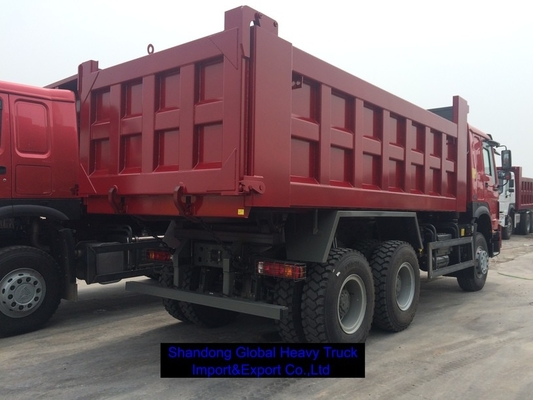SINOTRUK HOWO 6x4 xe tải đổ rác sử dụng 10 bánh xe hạng nặng