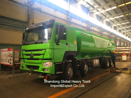 Sinotruk HOWO 8 * 4 xe tải bể nhiên liệu 12 bánh xe bể dầu 30000L xe tải phân phối