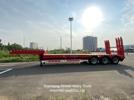 Các mô hình mới của nhiều trục hạng nặng thấp bán treo phẳng với bán hàng trực tiếp của nhà máy