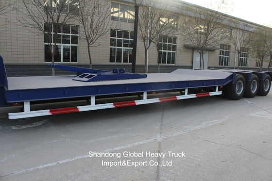 Chassis 60 tấn 3 trục 2 trục Lowboy Lowbed Lowbed Semi-trailer