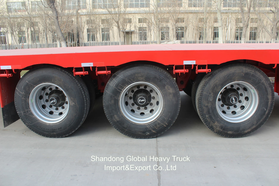 Chassis 60 tấn 3 trục 2 trục Lowboy Lowbed Lowbed Semi-trailer