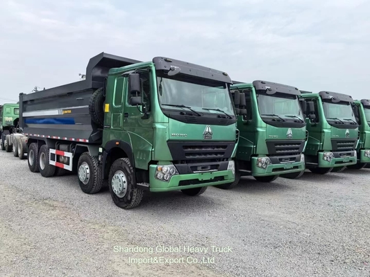 Sinotruck Howo 50ton Dump Trucks 8x4 375hp Euro2 Heavy Duty Trucks mới và cũ