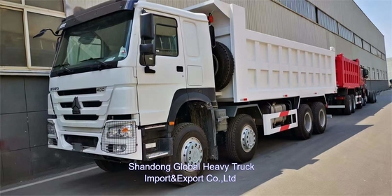 Trung Quốc Sinotruck Howo 400hp Tipper 8x4 Mini 60 tấn Canter mới Dump Truck