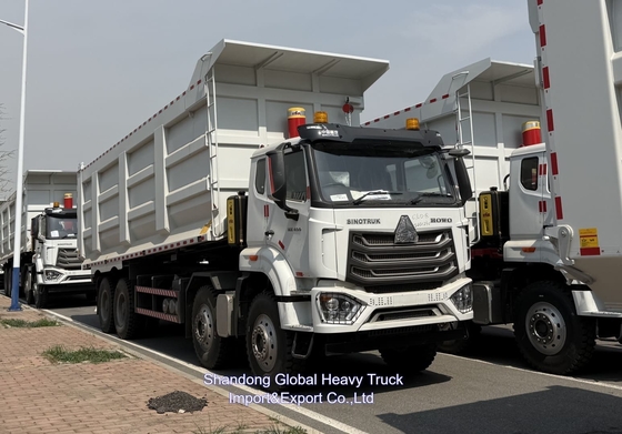 Trung Quốc Sinotruck Howo 400hp Tipper 8x4 Mini 60 tấn Canter mới Dump Truck