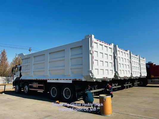 Trung Quốc Sinotruck Howo 400hp Tipper 8x4 Mini 60 tấn Canter mới Dump Truck