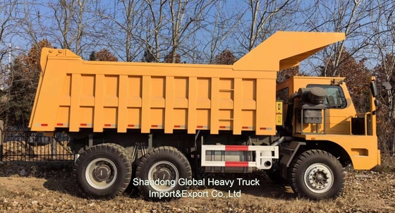 Xe tải tháo dầu khai thác mỏ rộng 42ton mới 6 * 4 375HP TL855B Nowa Gold Mine Dump Truck