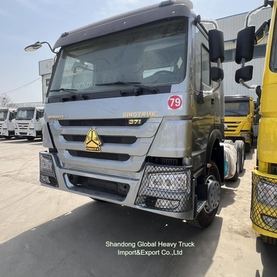 10 bánh xe 6X4 40t Sinotruk HOWO Container Cargo Trailer Tractor Head Truck
