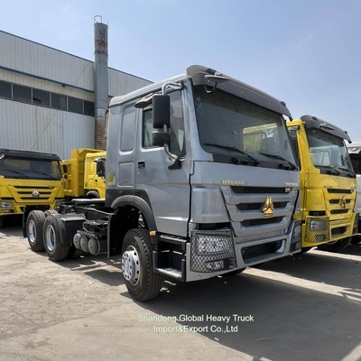 Sinotruk HOWO Mới / Được sử dụng 371HP Euro 2 6X4 Rhd lái tay phải Xe tải Ứng xe đầu xe tải kéo