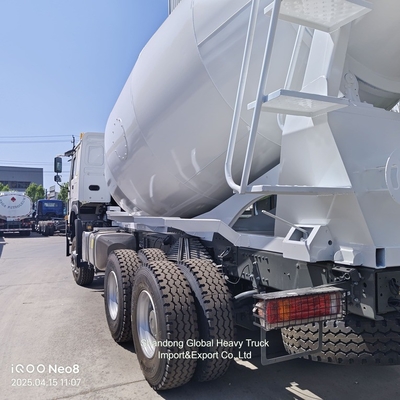 Máy trộn 10 bánh HOWO 6X4 8cbm 9cbm 371HP Xe tải trộn bê tông