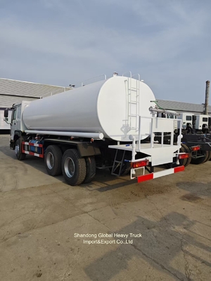 Động cơ diesel Sinotruck HOWO 6X4 336HP HOWO 10 Lốp xe 20000 lít Máy phun nước xe tăng