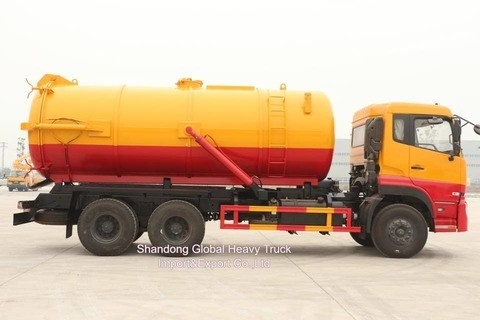 Giá tốt Dongfeng xe 6 * 4 hút nước thải bể dung dịch kết hợp dung dịch rửa xe tải