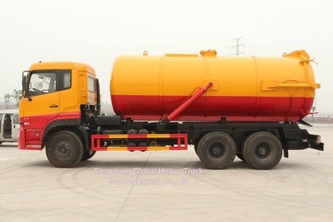 Giá tốt Dongfeng xe 6 * 4 hút nước thải bể dung dịch kết hợp dung dịch rửa xe tải
